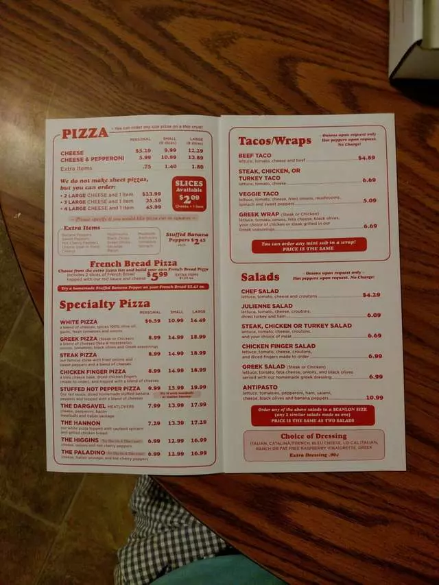 Artone’s Pizza & Subs
