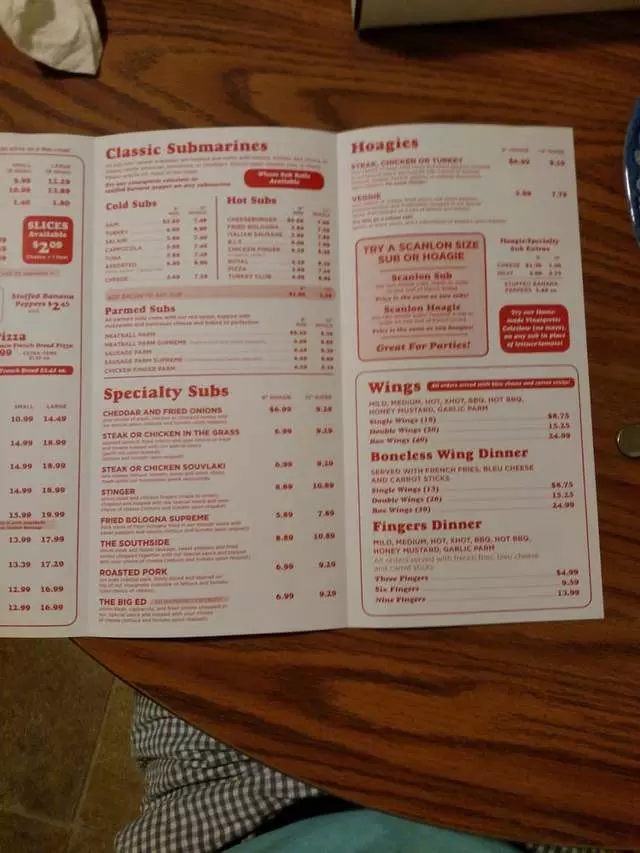 Artone’s Pizza & Subs
