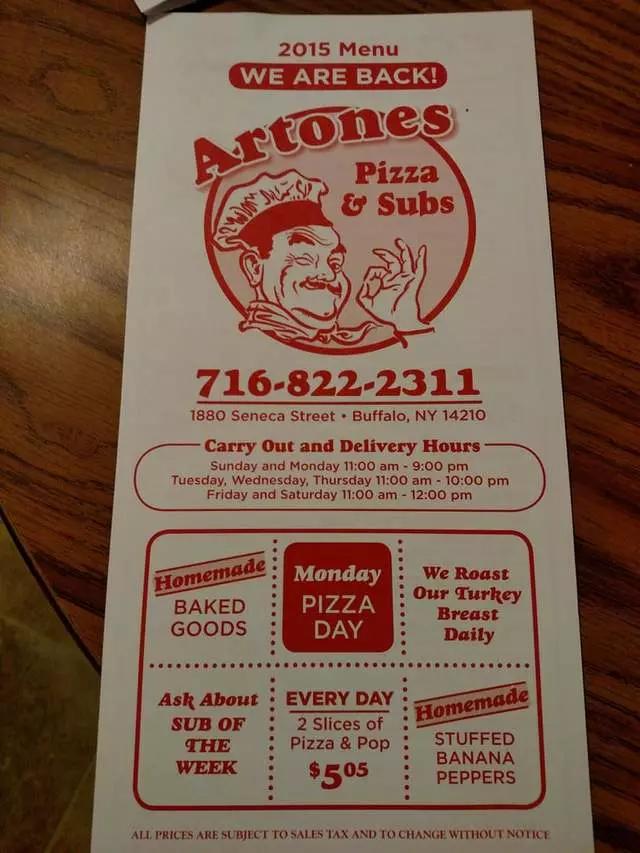 Artone’s Pizza & Subs