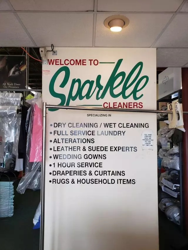 Sparkle One Hour Cleaners