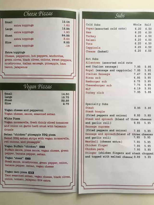 Allentown Pizza